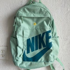 Nike Green Backpack Athletic Design